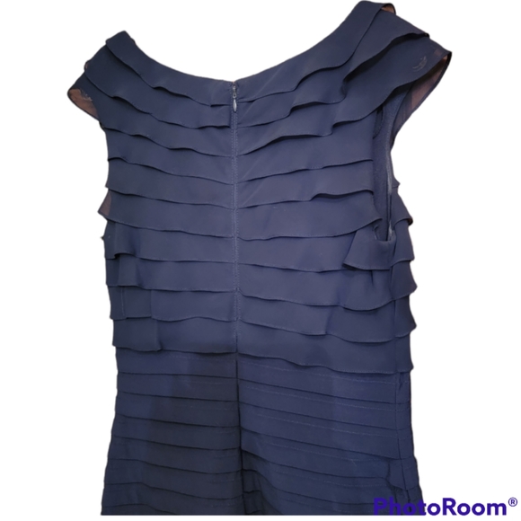 Adrienne Papell Navy Blue Dress - Picture 6 of 11